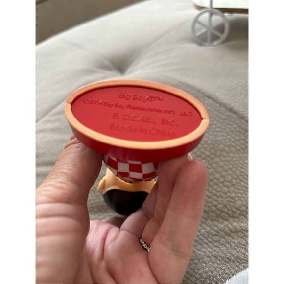 2004 Big Boy Restaurant 4 1/4" Plastic Bobble Head Toy Vintage Nostalgia. Great - Picture 9 of 9